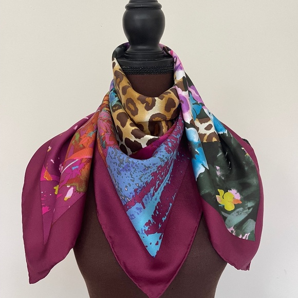 Salvatore Ferragamo Silk Scarf - Picture 13 of 16